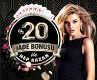 %20 iade bonusu aln!