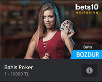 bahis poker oynayn!